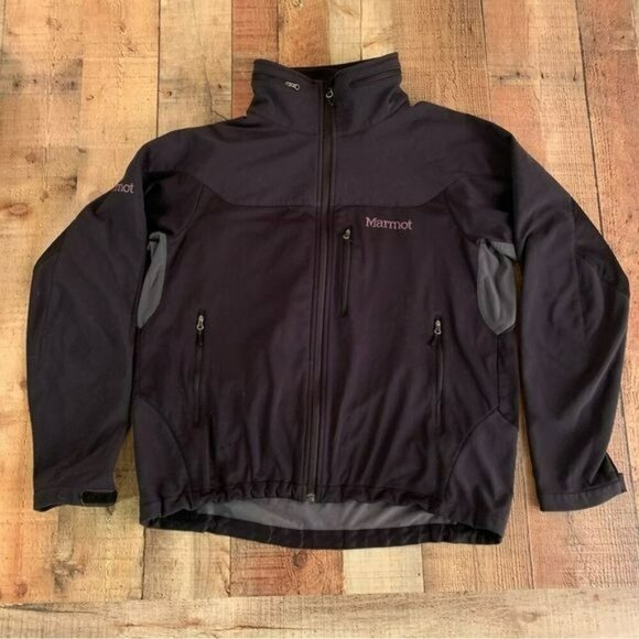 Marmot Full zip black wind stopper jacket men’s xl - Picture 1 of 16